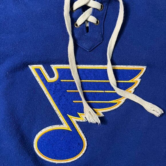 Large Blue and White St. Louis Blues NHL Hoodie - Picture 3 of 8